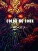 1 шт. Раскраска Monster Art Оригинальная модернизированная бумага, утолщенная, 15 страниц, двойная печать, раскраски, подарок на праздник, день рождения