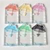INS Umbrella Acrylic Photocard Holder Korean Idols Photo Frame 3 Inch Cute Sweet Card Display Desktop Decor Card Sleeve