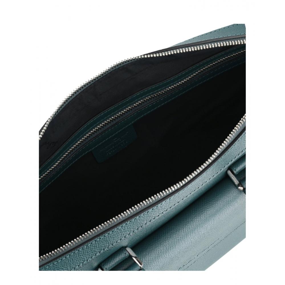 Salvatore Ferragamo Портфель Slim Gemini Soft, синий