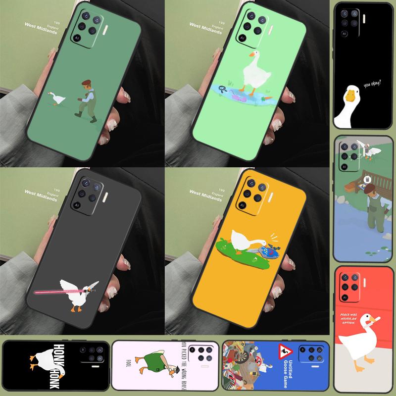 Untitled Goose Duck Game Case For Oppo A15 A80 A60 A40 A94 A54 A98 A78 A18 A38 A58 A16 A76 A96 A17 A77 A74 A57S Cover