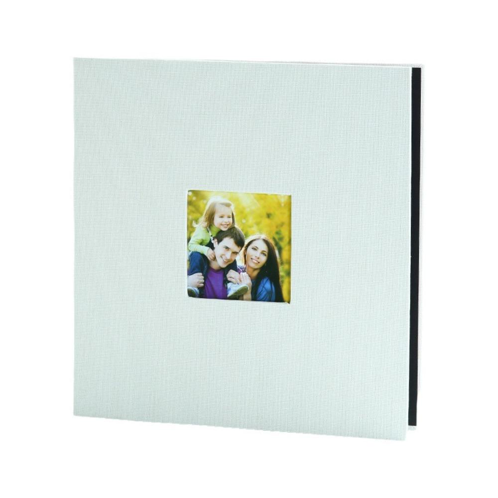 20 листов самоклеящийся фотоальбом льняная обложка книга памяти DIY фотокнига семейные фотографии