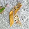 New Luxury Brand Model Small Silk Scarf for Women Hair Band Bag Handle Handbag Ribbon Scarf Neck Scarves Neckerchief