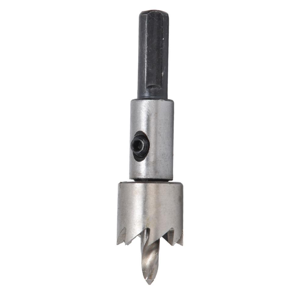 17mm Diameter Hole Saw Cutter Wood Plastic Alloy Compatible HSS Drill Bit For Metal