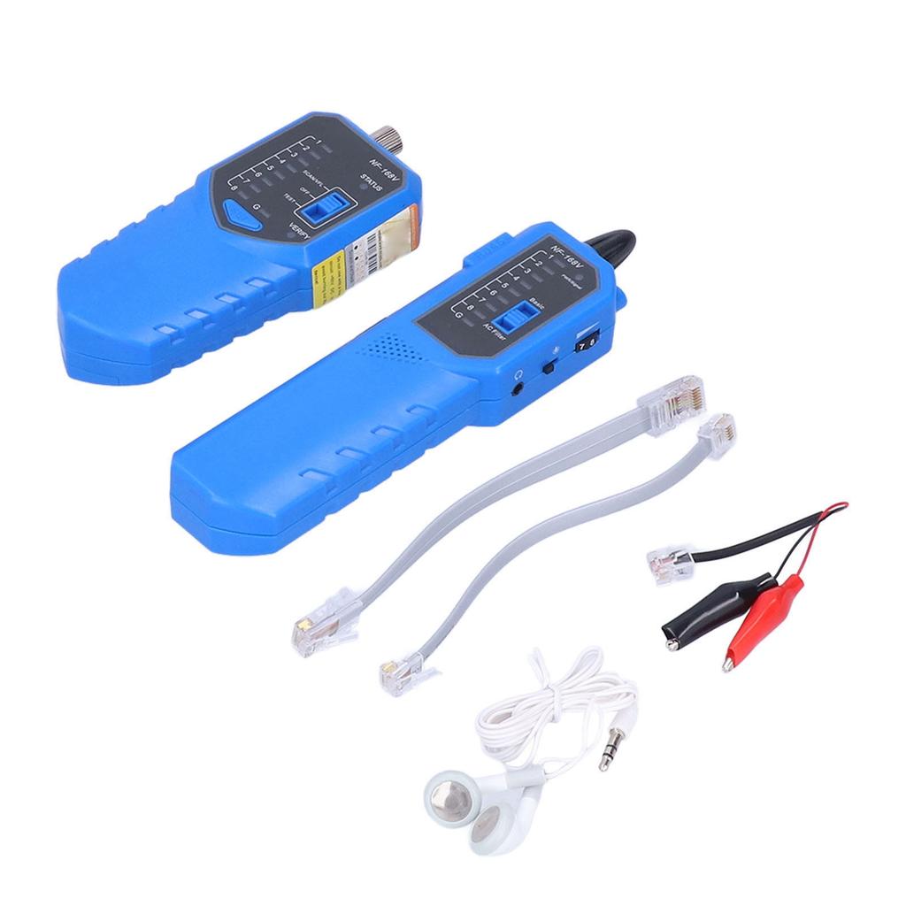 NF‑168V Network Cable Finder 650nm Red Light Anti Interference POE Ethernet CAT5 CAT6 Wire Tracer
