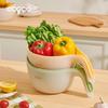 Двухъярусная кухонная корзина для слива