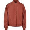 Blouson Oversize Femme - Urban Classics - Terracotta - Polyester Recyclé - Doublure Taffetas - 2 Poches