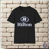 Унисекс Футболка с Логотипом Отеля Hilton