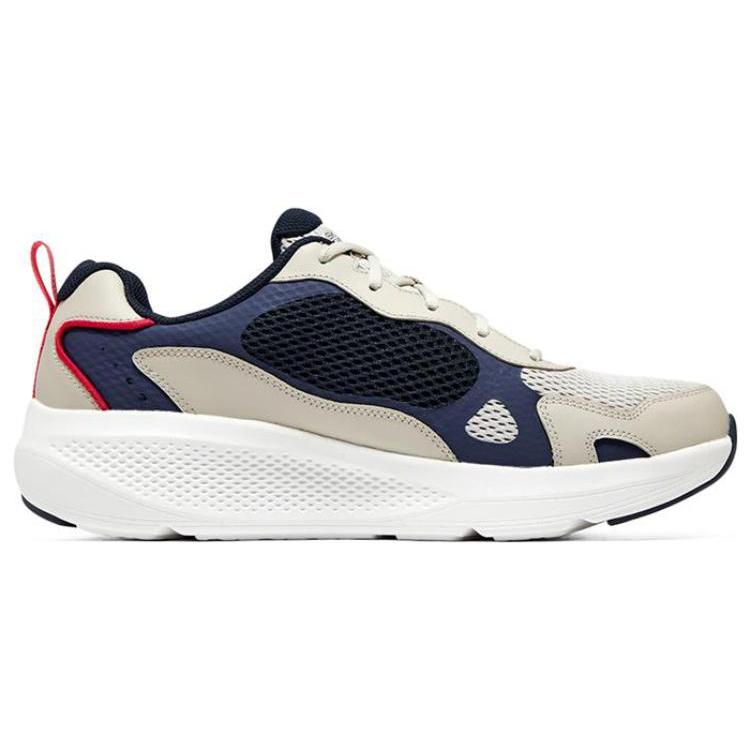 Skechers GO RUN Elevate Mesh, Синтетическая кожа, Низкие, Повседневные беговые кроссовки, Мужские, Сине-серые, 220321-NTMT