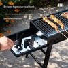 Portable Outdoor Charcoal BBQ Grill for Camping