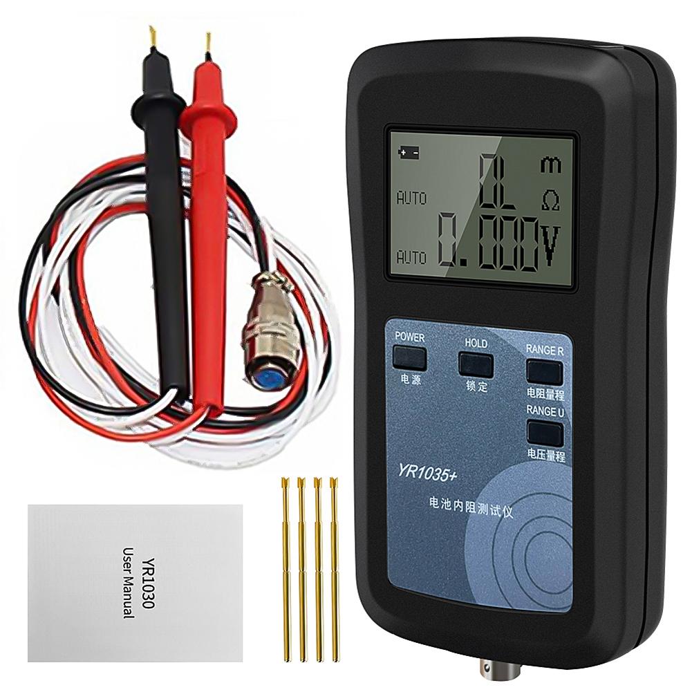 YR1035+ 4-Wire Digital Lithium Battery Internal Resistance Tester High Precision Internal Resistance Test 100V for Ni-MH Ni-CD