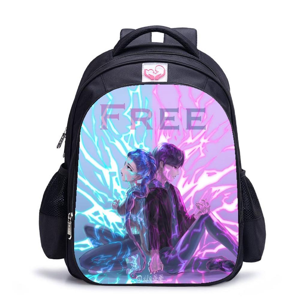 Повседневная сумка через плечо с рисунком из мультфильма для учеников младших классов средней школы, рюкзаки большой вместимости