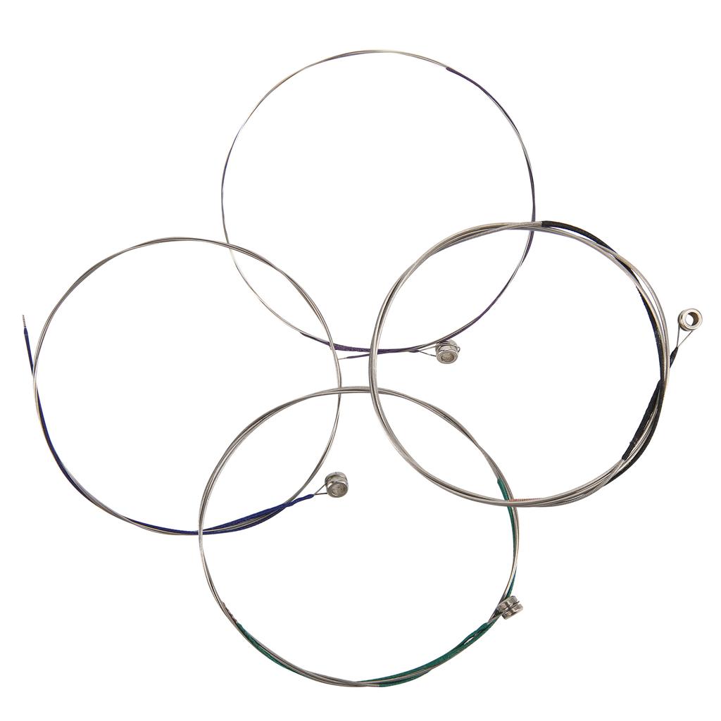 Strings Set 4pcs Violin Nickelchromium Wound Coppernickel Winding Hexagonal Steel Core