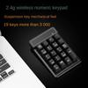 Wired Keyboard 2.4G Wireless Numeric Keyboard Mini USB Numeric Keypad Accounting Supplies