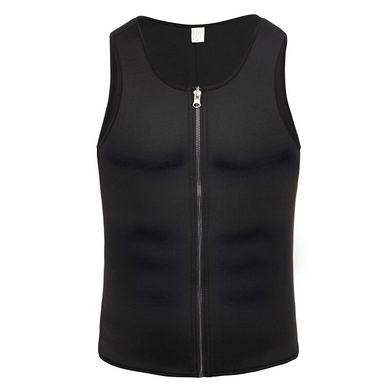 Мужской неопреновый костюм для сауны, жилет для тренировки талии, тренажер для похудения, формирователь тела, компрессионные рубашки, термомайка, майки для тренировок, корректирующее белье, нижнее белье