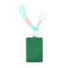 Portable ID Card Badge Holder Korea Version Star Small Photocard Sleeves with Pendant Keychain