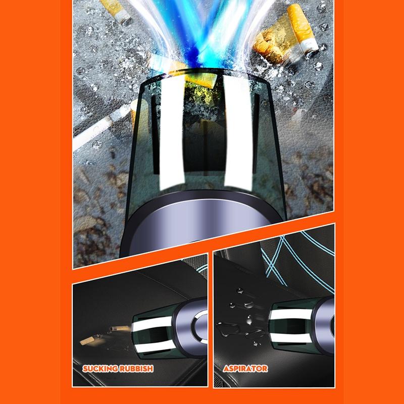15000 PA 200 Вт мощный автомобильный пылесос портативный бытовой автомобильный пылесос двойного назначения для сухой и влажной уборки 4000 мАч ручной пылесос