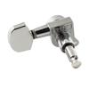 Musiclily Pro Guitar Locking Tuners for Electric and Acoustic Chrome 3-on-3 Guitars,