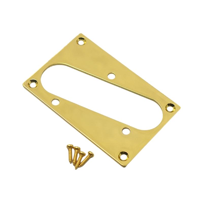 Durability Chrome Plated Pickup Mounting Bracket 4 Stainless Steel Screws Compatible With Guitar Bridge Pickups
