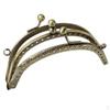 1 Clasp Arch for Purse Bag Bronze 10.5cm