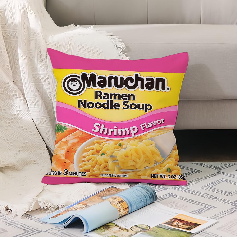 Модная наволочка с принтом M-Marucha R-Ramen, офисные подушки, подходит для дивана, автомобиля, спальни, декоративная наволочка