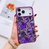 Модный Мультяшный Граффити Чехол Для Телефона Для iPhone 17 16 15 14 13 12 11 Pro Max Air Матовый Лазерный Аврора Ударопрочный Funda