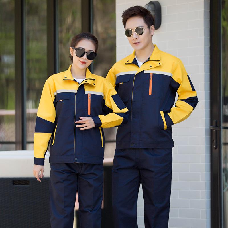 Грязеотталкивающий светоотражающий комплект рабочей одежды для осени/зимы - Прочная одежда для строительства и авторемонта