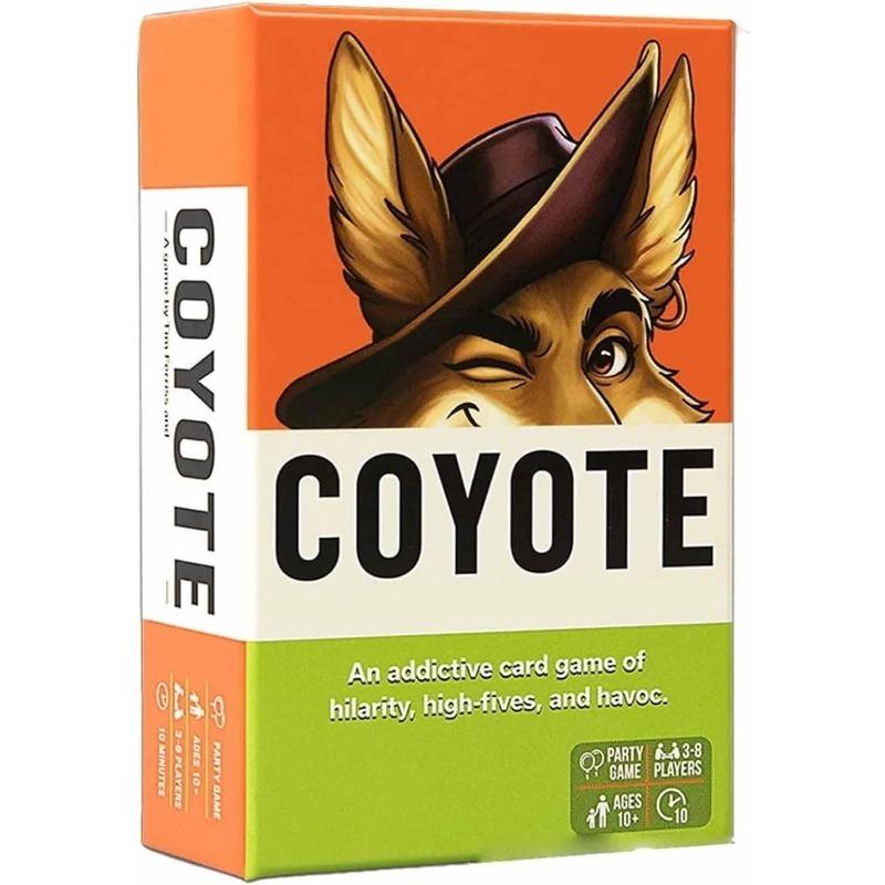 Coyote Game, Coyote Party Game, Action-Packed Party Card Games, Full of High Fives and Havoc, for Friends, Teens, and Adults Family Games Night
