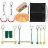 Children Climbing Rope Set Anti-Slip Kids Obstacle Course Slackline Outdoor Fitness Equipment