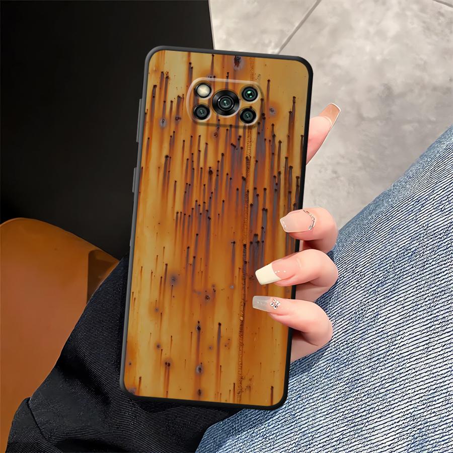 Чехол для телефона Xiaomi Poco M5 F3 F4 F5 M3 M4 Pro X3 X4 X5 C50 C51 C65 Ретро Ржавые пятна