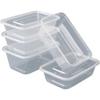 Disposable Clear Plastic Takeout Food Containers