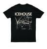 Винтаж Футболка Icehouse Band Play Flower Хлопок Черный Полный Размер Унисекс Футболка TR544 Унисекс Футболка