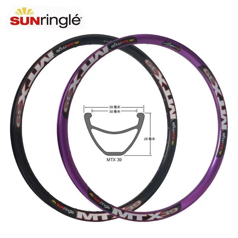 Обод Sun ring Mtx33 MTX39 высокопрочный обод DH fr am обод 32 отверстия Обода 26 дюймов 27.5 дюймов черный MTB Горный велосипедный обод