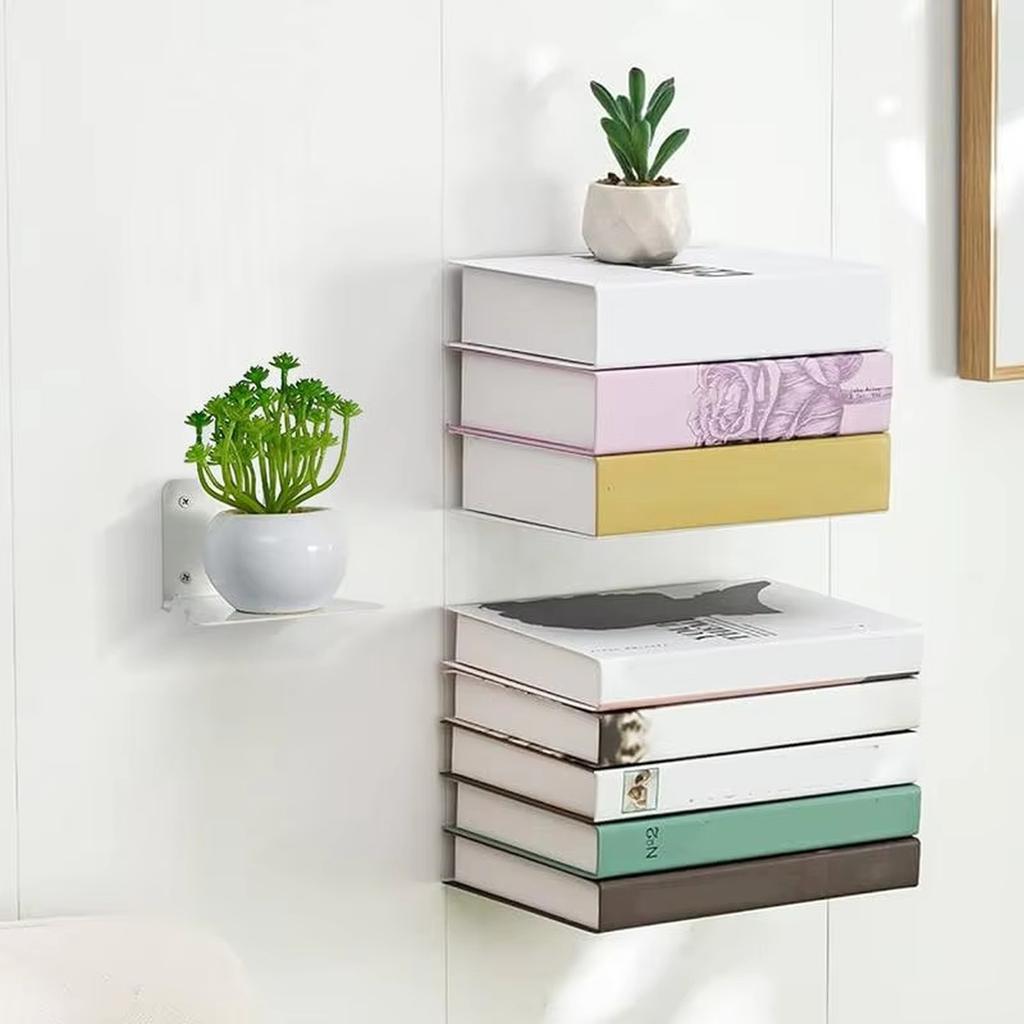 Wall Shelves For Books Book Shelf Floating Set Of 6 Storage Display Rack For Bathroom Nursery