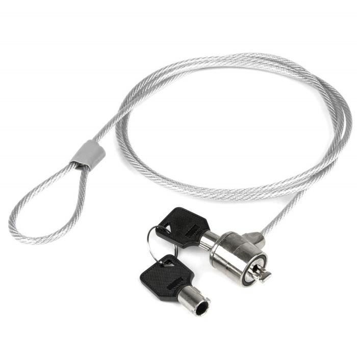 Anti-theft Cable - 110 Cm - Steel - 2 Keys - Key Locking