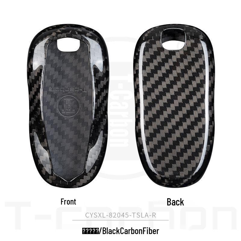 Real Carbon Fiber Key Case for Tesla Model 3 Sedan