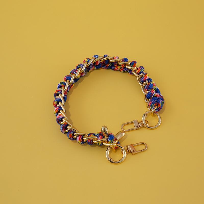 Сделай сам Женская Сумка Плетеные Ремни для Сумки Ручной Работы Веревочный Плетеный Дизайн Короткий Ремешок для Сумки Длиной 40 см Легко Сочетающийся Цепочка Ремень для Наплечной Сумки