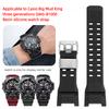 Для Casio Big Mud King 3-го поколения GWG-B1000 Высококачественный Резиновый силиконовый ремешок для часов Спортивный Водонепроницаемый ремешок для часов Браслет