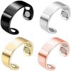  Adjustable Magnetic Ring - 1st Gen Health Ring for Sleep, Black/Silver/Gold/Rose Gold, 1-Pack