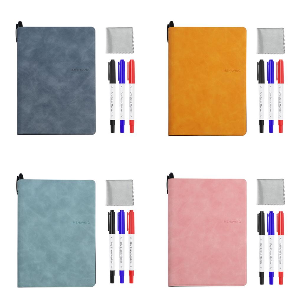 Двусторонняя магнитная доска-блокнот со стираемым маркером, портативная доска для письма в офисе, для встреч, для письма и рисования