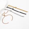 5Pcs/Lot Newly Titanium Steel Pull-out Style Extension Chain DIY Jewelry Making Adjustable Bracelet Accessories Wholesale