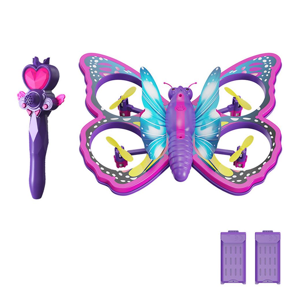 Мини-дрон для детей и начинающих, игрушечный дрон с дистанционным управлением, 2,4 ГГц, автоматическим зависанием, светодиодной подсветкой,