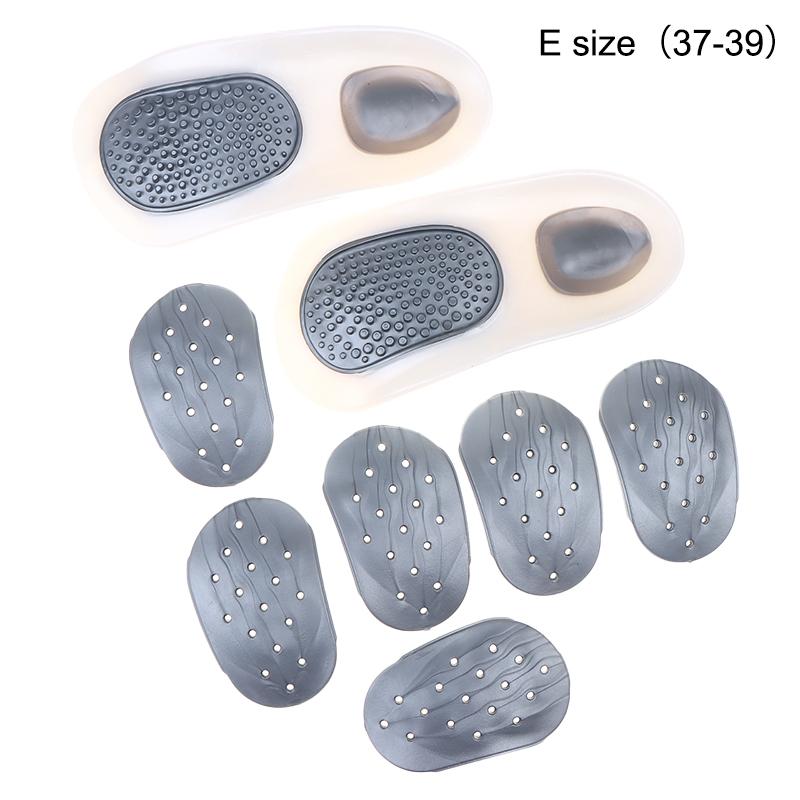 1 пара ортопедических полустелек для обуви, съемный массажер для стоп, стельки для обуви, облегчение боли в своде стопы, уход за стопами, аксессуары для обуви