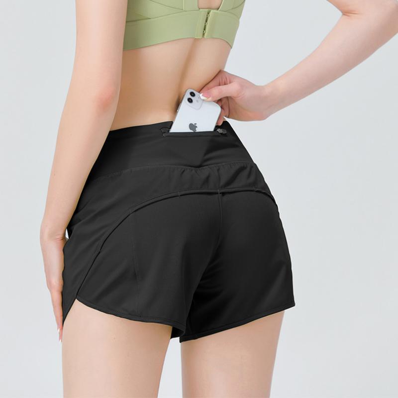 Women's Sports Shorts Running Quick-drying Fitness Yoga Shorts Marathon Training Anti-exposure Pants