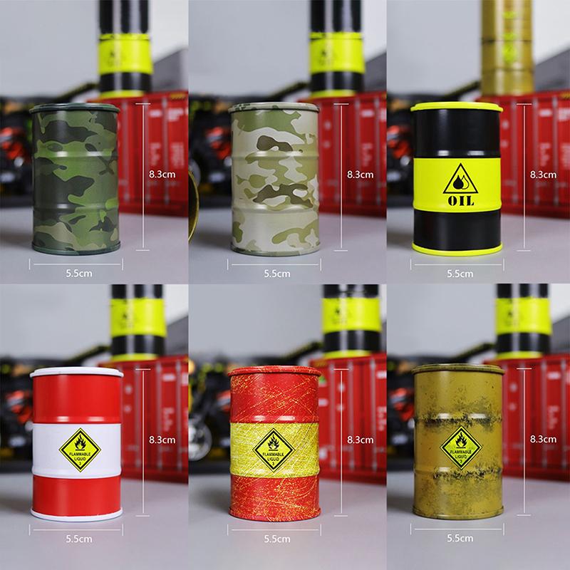 Имитация компактного металлического топливного бака, контейнер для хранения, креативный мини-органайзер для рабочего стола, миниатюрные аксессуары для украшения стола