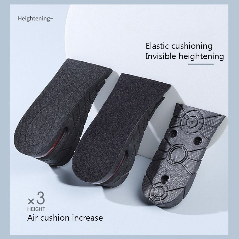 Мужские Женские Амортизирующие Вставки под Пятку Обувь-Подъемник Подушечки Увеличивающие Рост Половинки Стелек