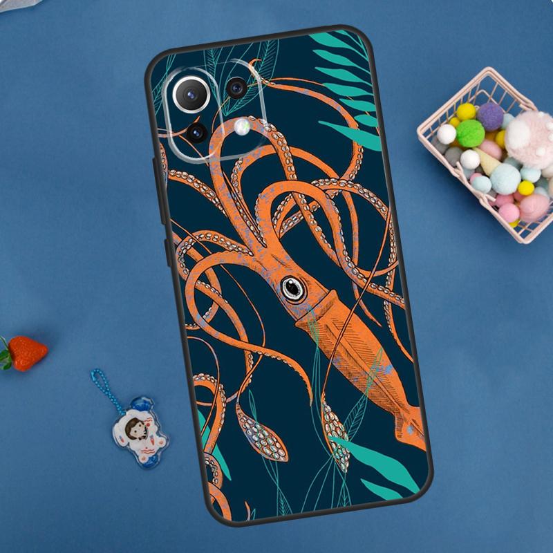 Marine Life Ocean Octopus Case For POCO F5 X3 X5 Pro X4 F4 GT C40 M5s F3 Cover For Xiaomi 13 12 Lite 12T 11T Pro 12X