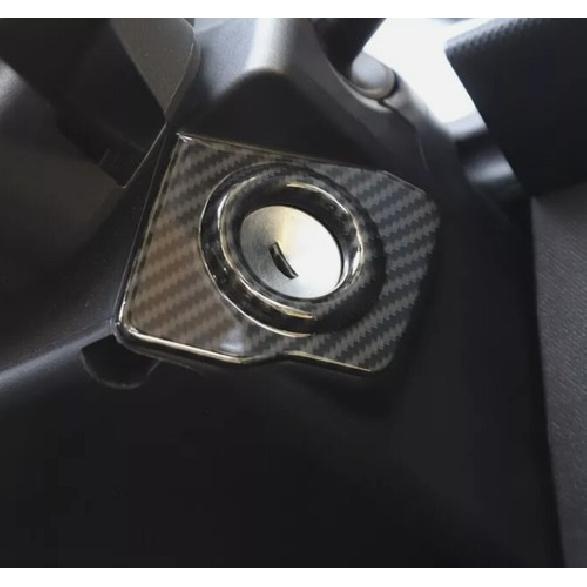 Lgnition Switch Start key Cover Trim For Jeep Wrangler JK 2007-2017 Carbon Fiber