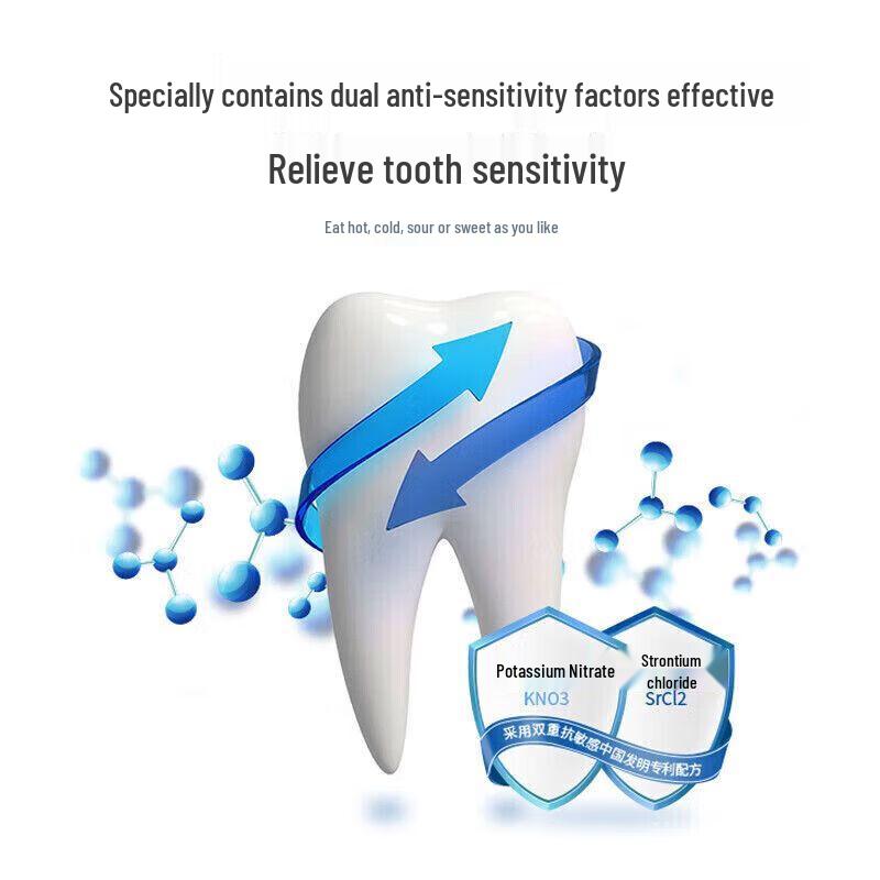 Набор зубных паст Cold Sore Ling Dual Anti-Sensitive Whitening