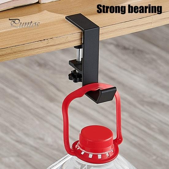 Мобильный крючок для боковой стороны стола, противоскользящий, регулируемый, с большой несущей способностью, органайзер для стола, крючок для сумки, бутылки с водой, зонта, наушников, камина