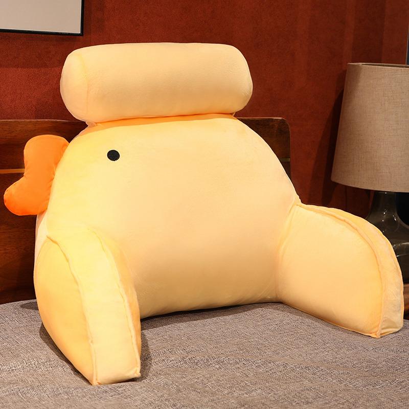 Cartoon Duck Waist Rest Girl Bedside Pillow Cushion Office Seat Waist Cushion Rag Doll Birthday Gift